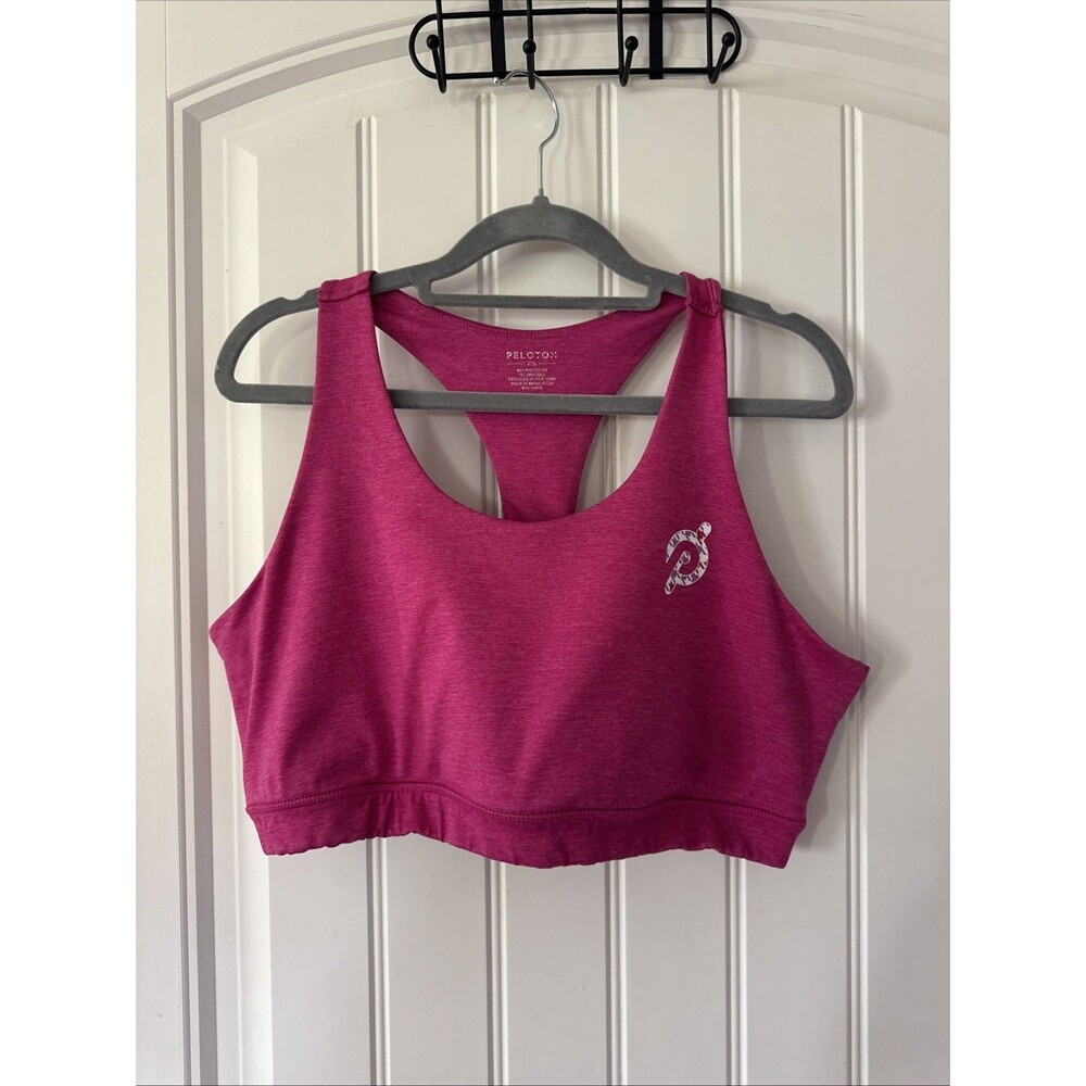 Peloton Pink strappy back sports bra size XXL  2X